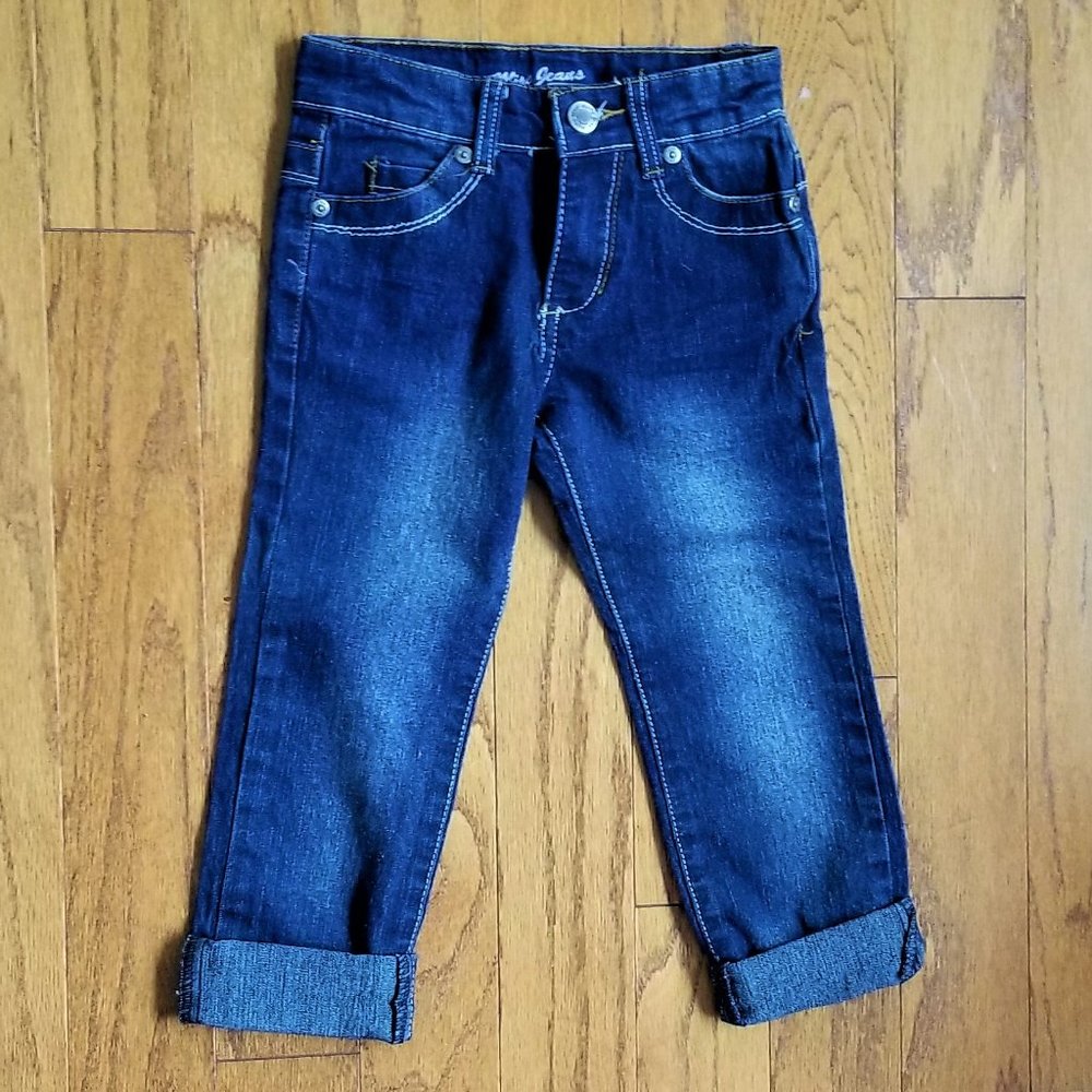 Miss Jeans Girls 4T Blue Bling Pockets